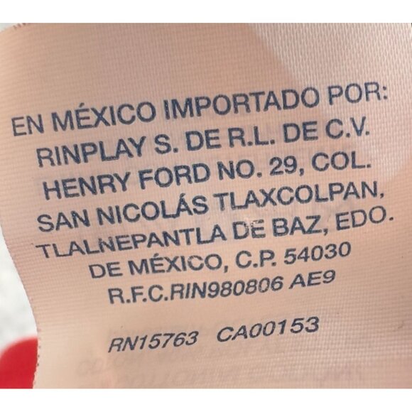 Polo Ralph Lauren Shirt Men M Red Waffle Knit Thermal Long Sleeve Tuxedo Bear - Picture 5 of 9